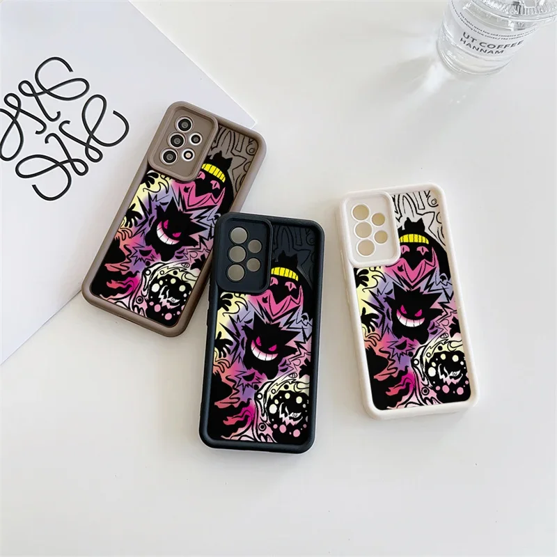 Case voor Xiaomi Mi 15 Ultra 14T Pro 14 13T 12 13 11 Lite 5G NE 12T POCO X7 X6 Pro X5 M7 M6 F5 F7 Cover Siliconen Pokemon Gengar