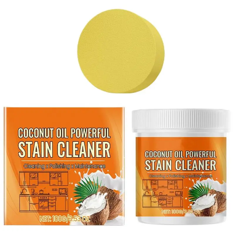 

Multi-Purpose Plant Oil Cleaning Paste Kitchen Cookware Polishing All-Purpose Cleaner Powerful Dirt Remover With Plant Oil For