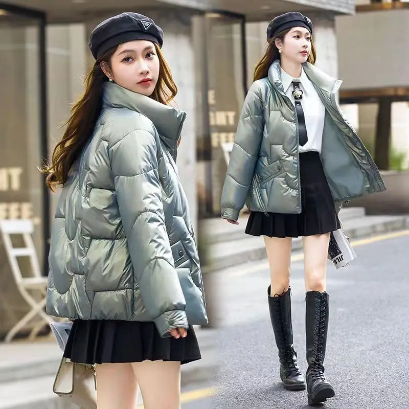 2023 New Women Down Cotton Coat Winter Bread Jacket Female Short Parkas Loose Thick Warm Outwear Given To Philandering Overcoat