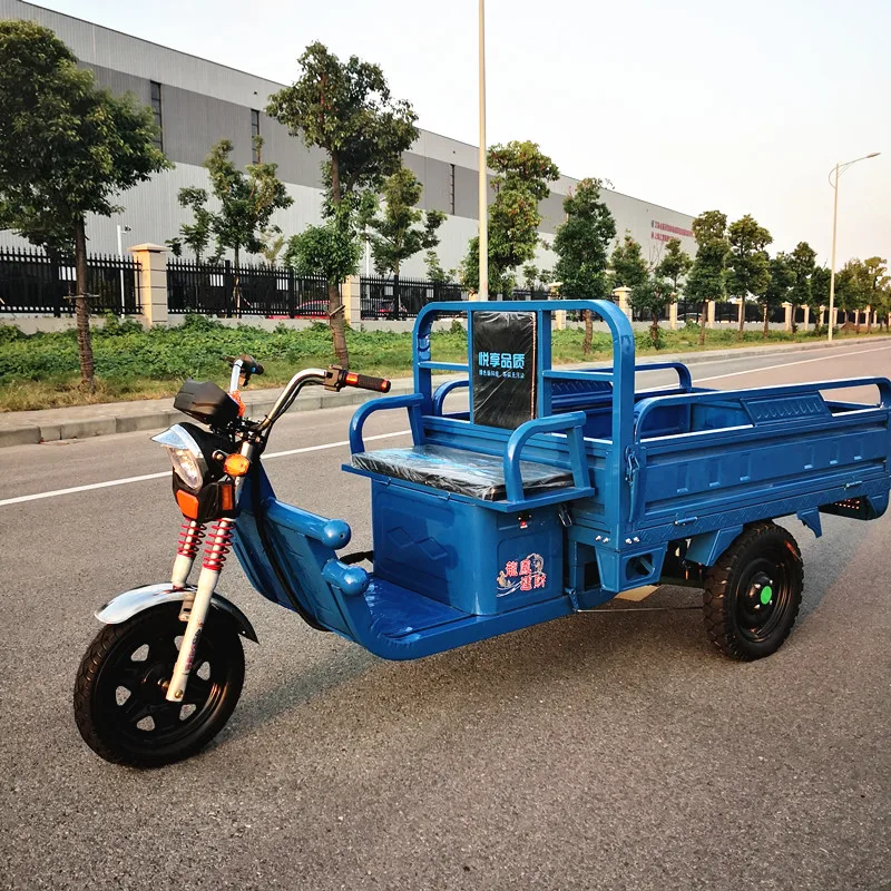 Electric tricycle cargo king agricultural express battery pick-up and drop off for children, new agricultural freight model