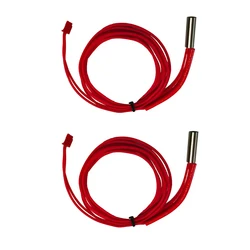 2PCS Original FLSUN V400 3D Printer Tube Heat Rod Part Red Heater Cartridge Wire Cable Cord Replacement for Extrusion Head
