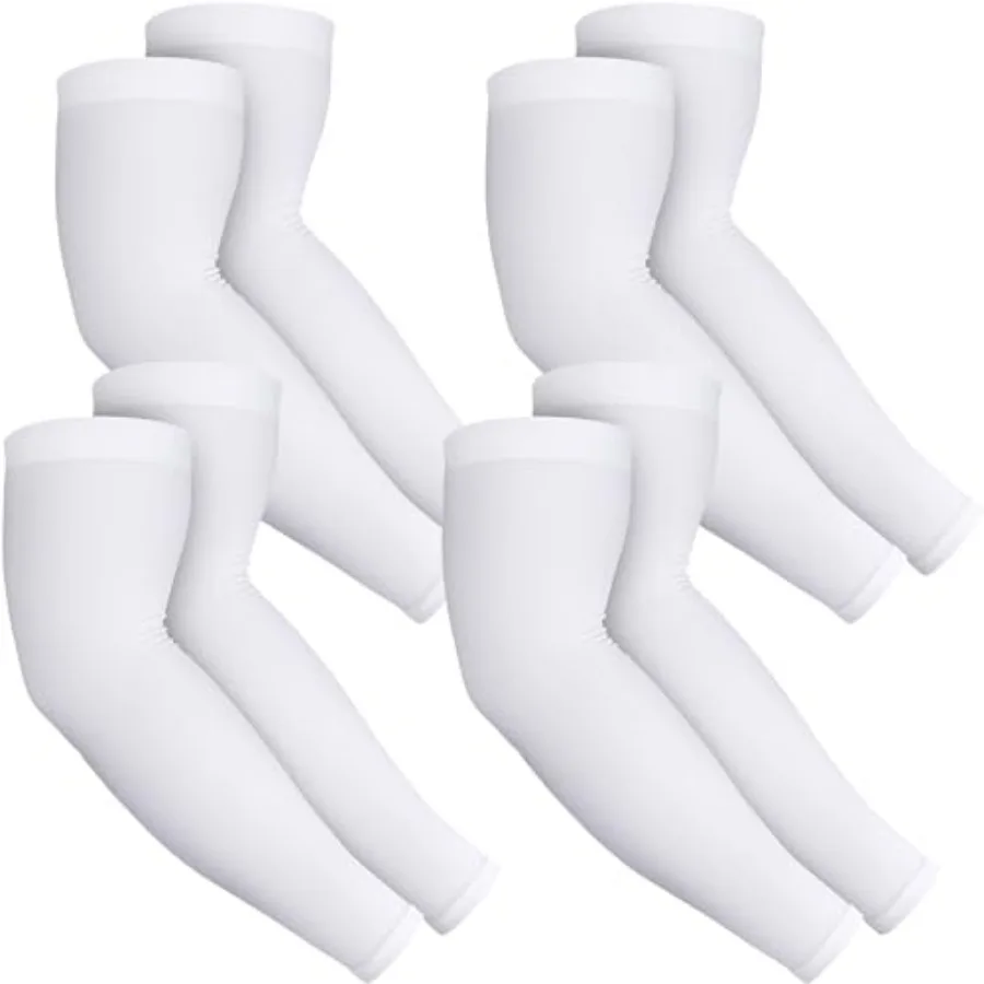 

UV Sun Protection Compression Arm Sleeves for Men and Women, Cooling Athletic Sports Sleeve for Football, Golf, Volleyball