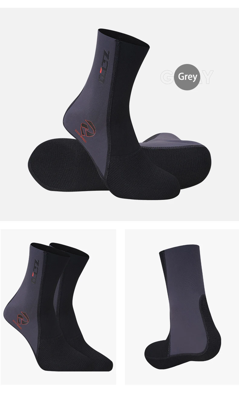 

1.5mm Neoprene Diving Socks Non-slip Beach Adult Warm Patchwork Elasticity Wetsuit Shoes Surfing Boots for Swimming Snorkeling