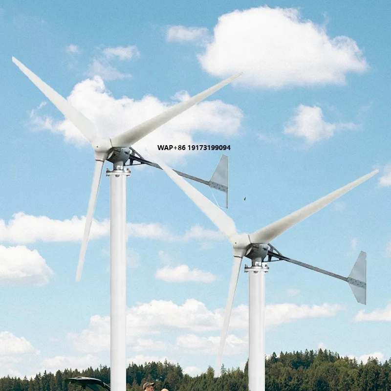 

Wind Solar Generator High Annual Output 20Kw 220V House Mounted Horizontal Wind Turbine Generator