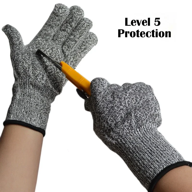 Anti-cut Outdoor Fishing Gloves Knife Cut Resistant Protection Mobile Phone Screen Anti-Slip Ultra-thin Steel Wire Mesh Gloves