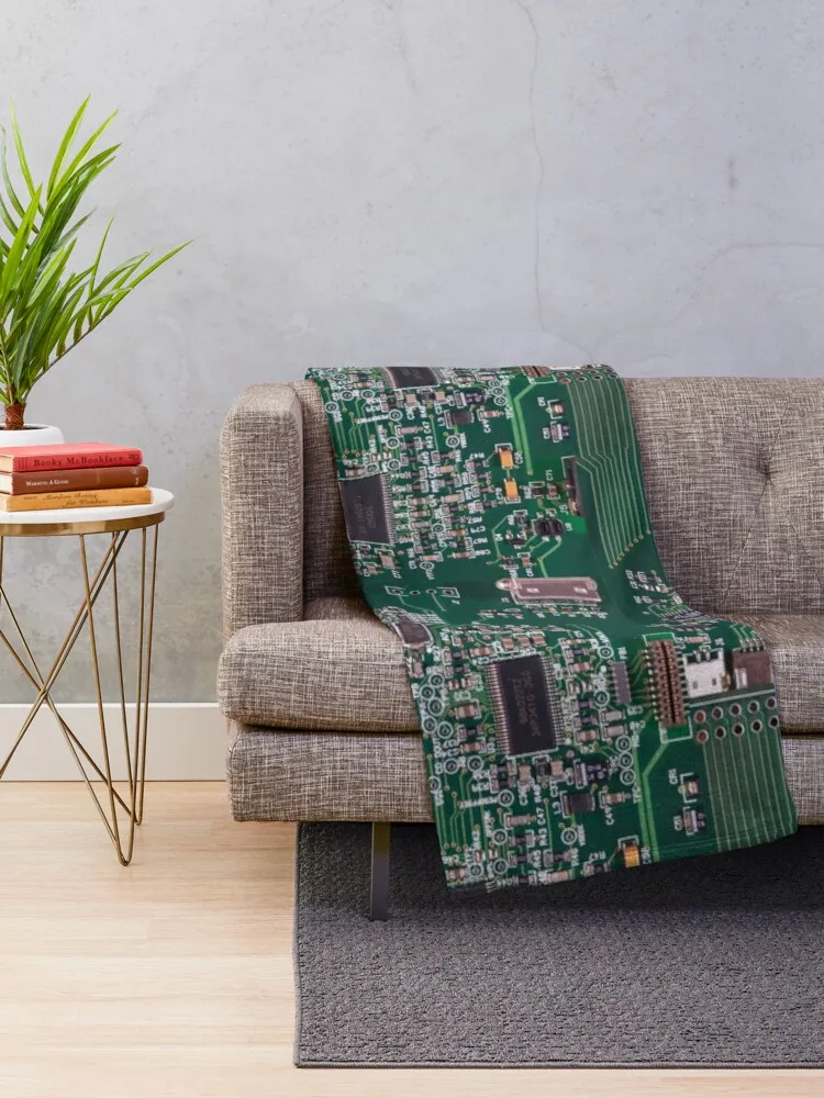 Circuit Board Throw Blanket Luxury Throw Blanket Personalized Gift