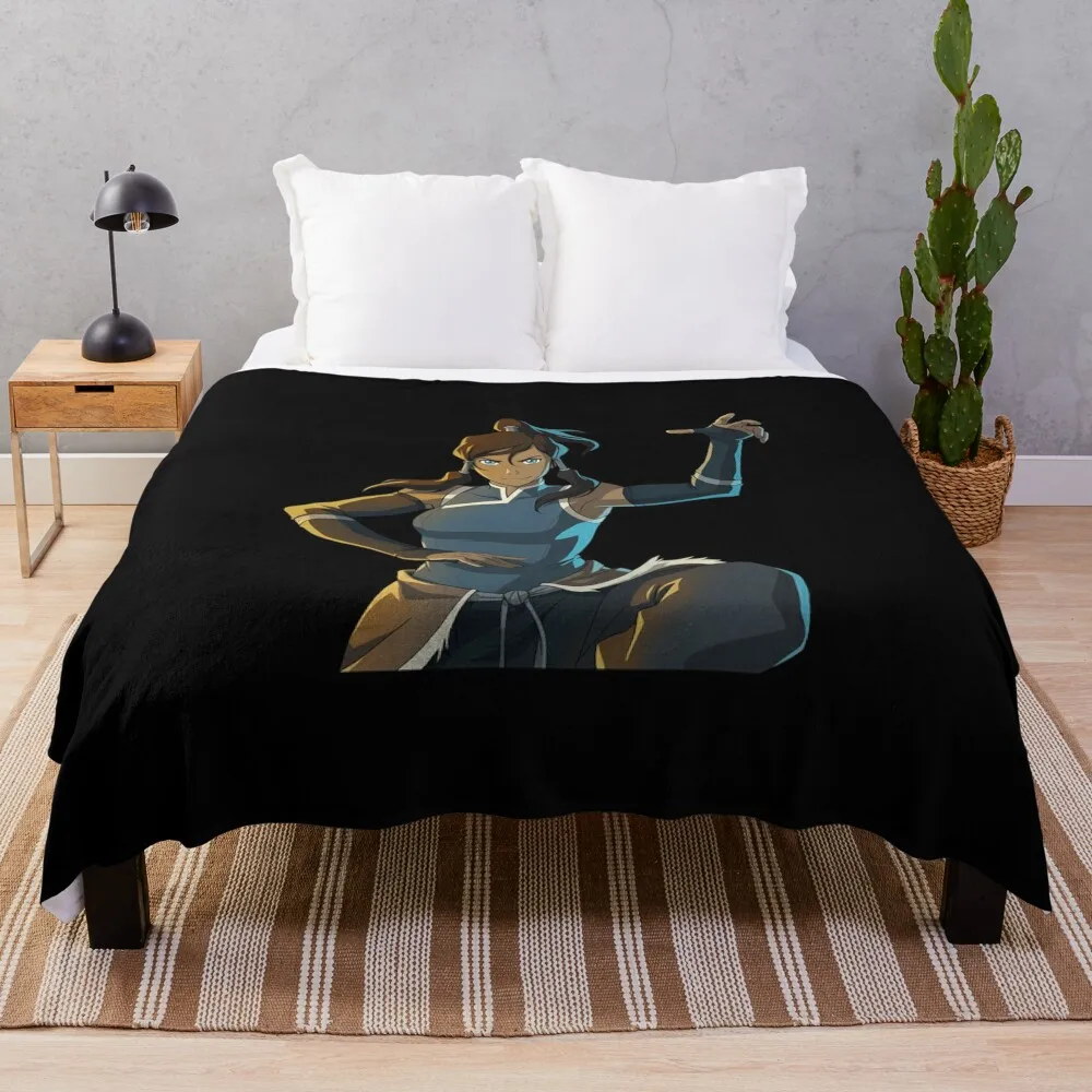 Avatar Korra (Game) Throw Blanket Multi Use Warm Blanket for Living Room Bedroom
