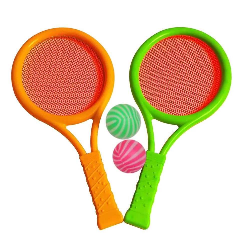 Racchette da Badminton da Tennis Set di palline per bambini bambini giocattoli educativi per bambini all\'aperto per bambini e bambine