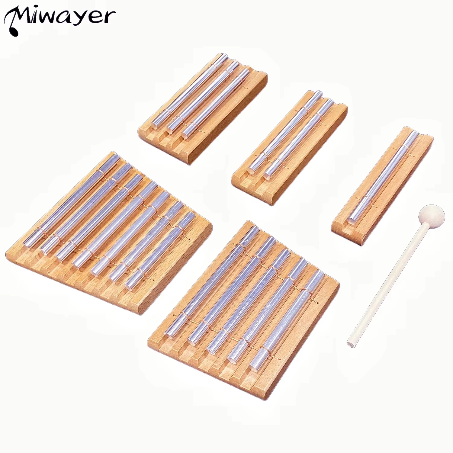 

Solo Meditation Chime, Percussion Instrument with Mallet for Prayer, Yoga, Eastern Energy & Kids Music Toy