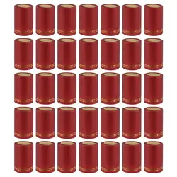 100pcs Red Heat Shrink Caps Sealing Film Heat Shrink Caps Bottle Heat Shrink Cap Bottle Heat Shrinkable Bottle