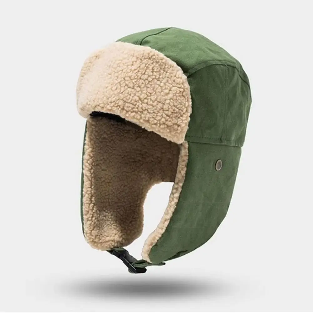 Windproof Winter Bomber Hats Ear Protection Thickened OutdoorsThick Balaclava Warm Accessories Winter Ski Caps for Men Women view 3