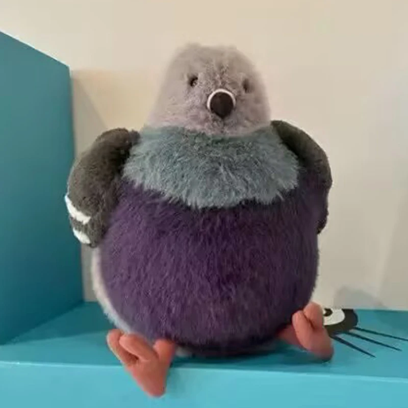 Kawaii حمامة ألعاب من القطيفة دمى حيوانات رائعة عناصر زخرفية مضحكة رقيق النوم الرفقة هدايا للأطفال الأصدقاء