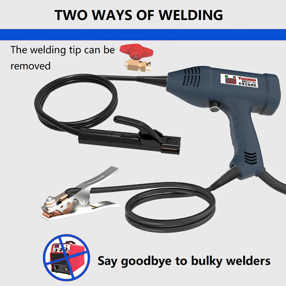 Handheld Arc Welder Machine Portable AC 220V 4800W Automatic Digital Intelligent Tool Electric Intelligent Arc Welding Machine
