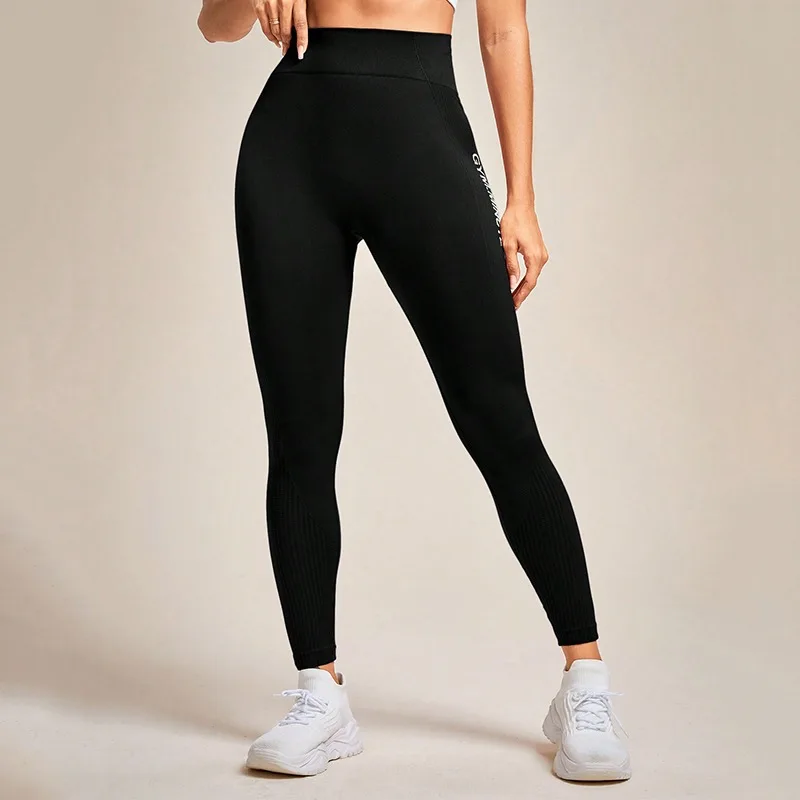 High Waist Yoga Leggings Gym Workout Leggings Women Seamless Butt Lift Fitness Running Fashion High Elastic Slim Sports Tights