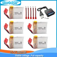 3.7V 380mAh 25C Rechargeable Lipo Battery for SYMA X21 X21W X26 X26A D15 X100 Four-axis Aircraft quadcopter RC drone spare part
