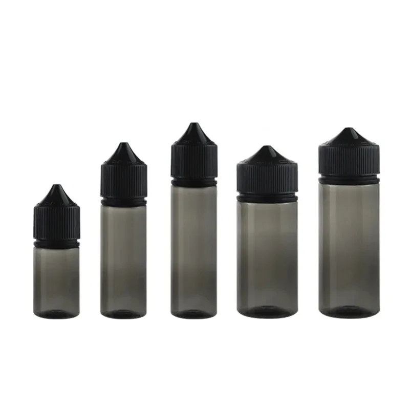 

30 шт. флаконов-капельниц, пустые пластиковые ПЭТ-бутылки для жидкостей и масел, черные, светонепроницаемые, 30 мл, 60 мл, 100 мл, 120 мл