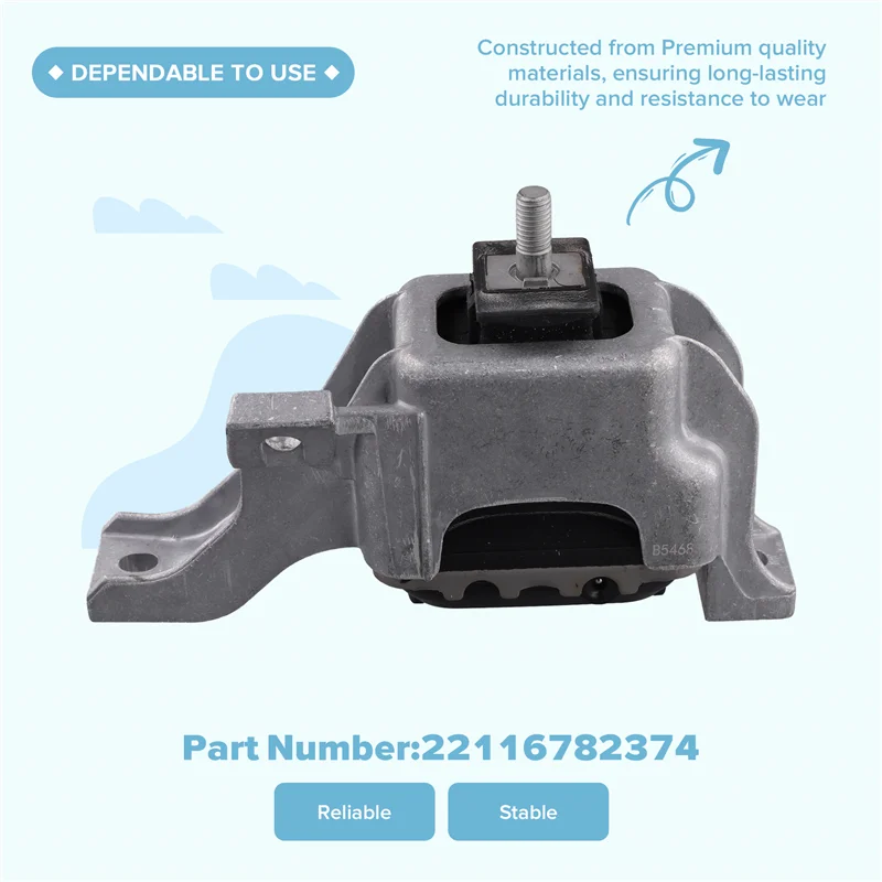 Soporte de motor de coche para Mini Cooper R55 R56 R57 R60-Número de pieza del soporte del motor 22116782374