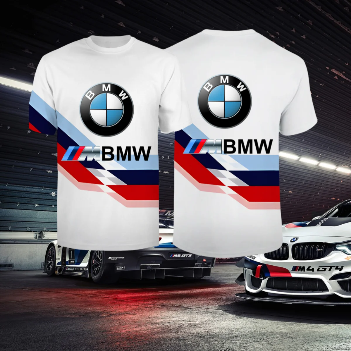 

BMW Mpower Summer Racing Life Men's Quick-Drying T-Shirt Off-Road Motorcycle Short Sleeve High Quality Comfort Casual Top