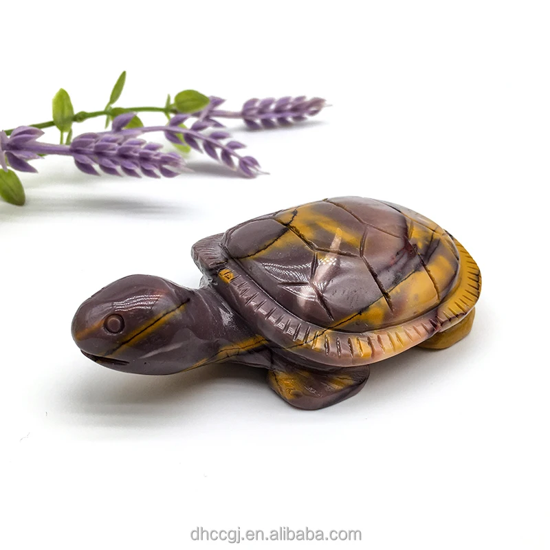 High Quality Natural Crystal mookaite quartz Turtle  Animals Crystal craft colourful turtles For Decoration