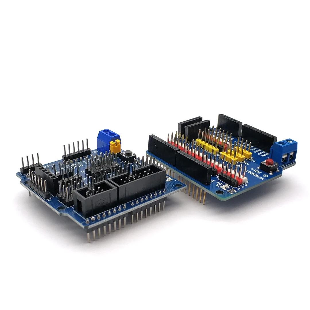Escudo de Sensor V5, placa de expansión para Arduino UNO R3 V5.0, módulo electrónico, Escudo de Sensor, V5