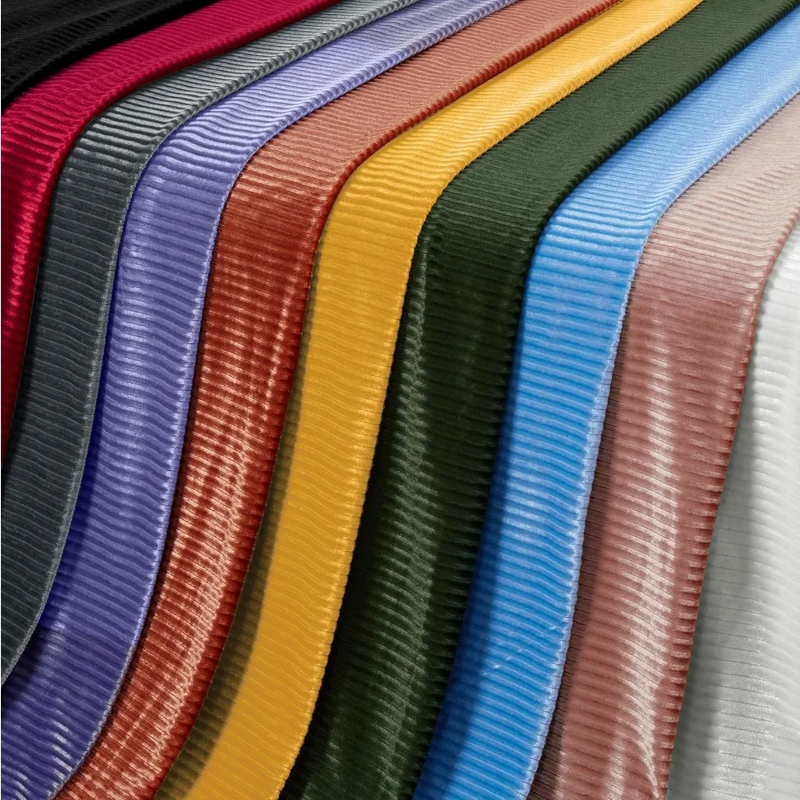 63 Tessuto elasticizzato in velluto plissettato largo verde oliva tagliato per abito, costume, federa, cuscino, copridivano artigianale, cucito fai da te