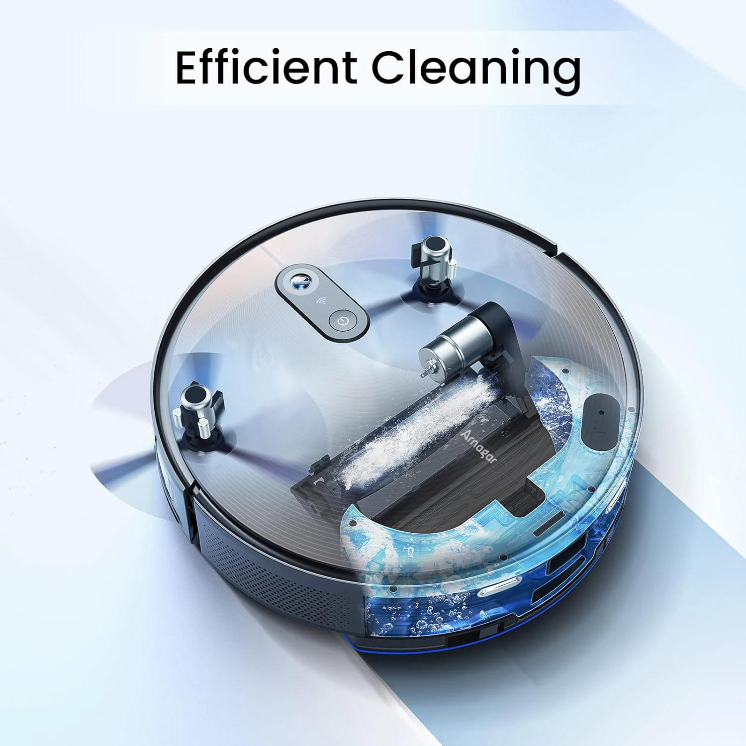 جديد Arnagar S9 جهاز آلي لتنظيف الأتربة السيارات مجموعة الغبار الفارغة ممسحة الاجتياح 3500Pa 2550mAh منخفضة الضوضاء APP التحكم