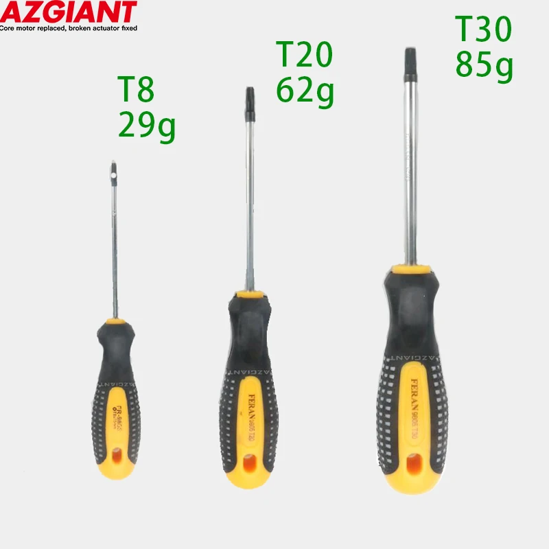 

T8/T20/T30 Azgiant Insulation Hexagon socket screwdriver Auto parts Electronic Repair Hand Tool Electrician Repair Tools Kit