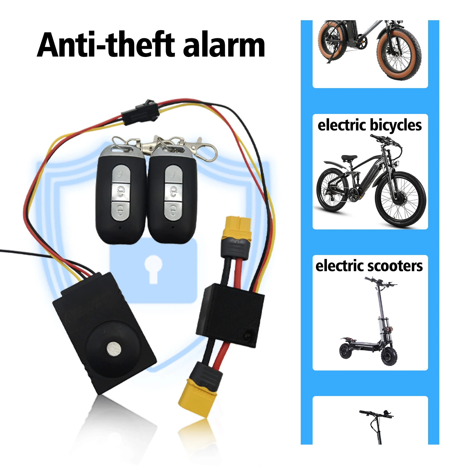 KUKIIRN M5 PRO Electric Scooter 29-68V Universal Anti-theft Alarm XT60