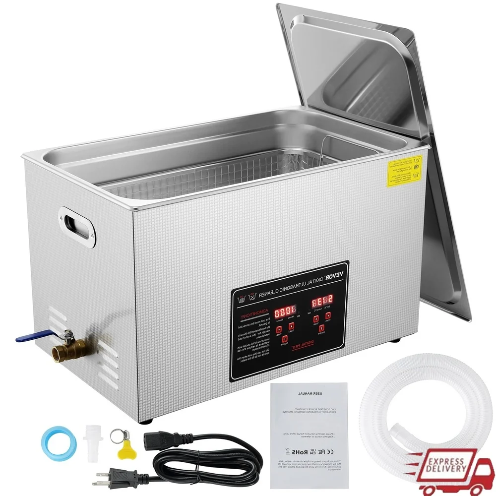 30L 超音波洗浄機 304 ステンレス鋼ジュエリークリーナー 752 ワットデジタルタイマー加熱ソニッククリーナー時計眼鏡