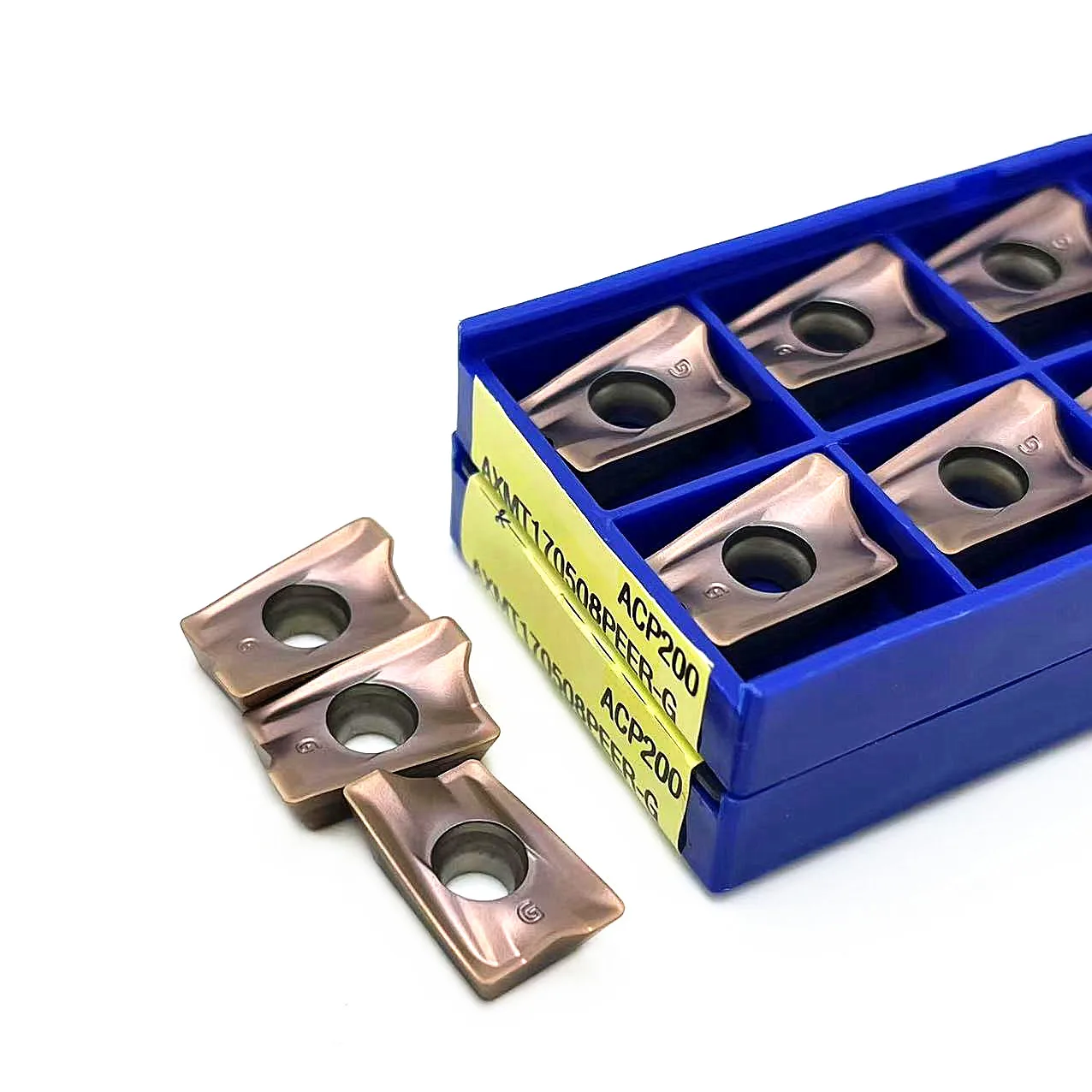 100% original AXMT123508PEER G ACP200 AXMT170508PEER G ACP200 Cemented carbide Insert milling turning tool CNC Milling cutter