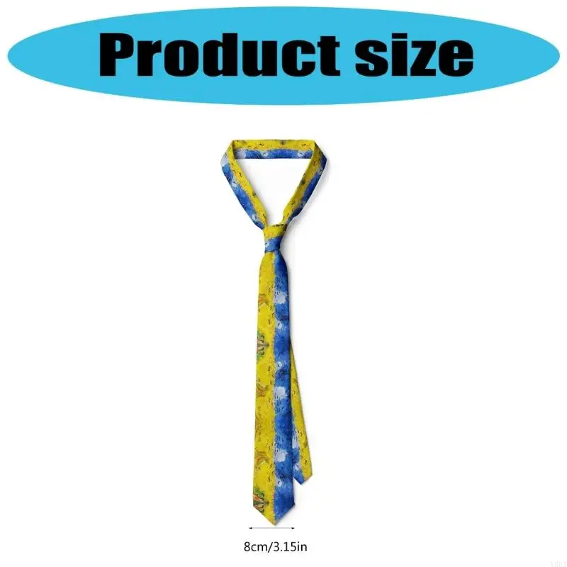 Y88A 유전 예술 넥웨어 8cm 현대 너비 가벼운 직물 13 디자인 옵션