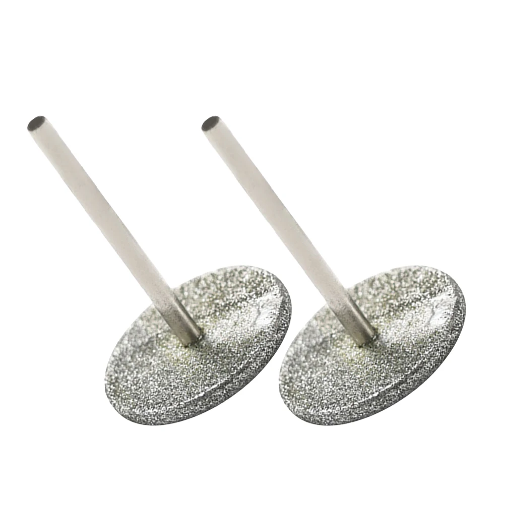 

2pcs Drill Heads Sanding Discs For Manicure Pedicure Dead Skin Remover Cuticle Bit Pretreatment Sandblasting Discs Carbide