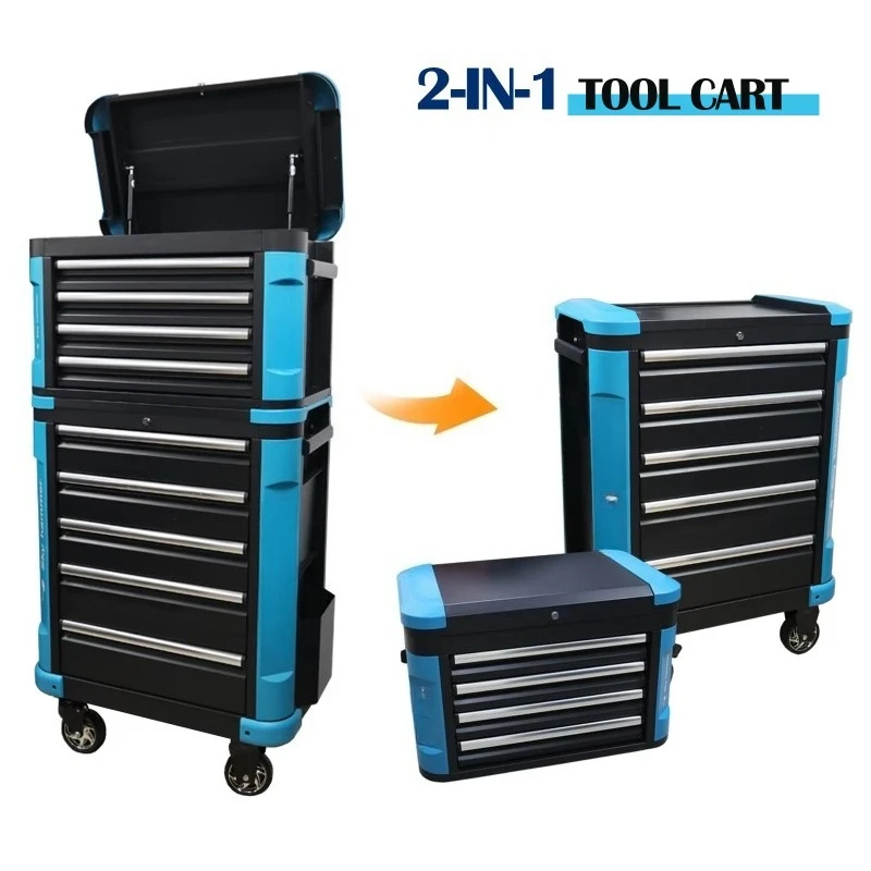 With 273 tools, rolling tool cabinet, garage storage tool finishing rack for automotive maintenance