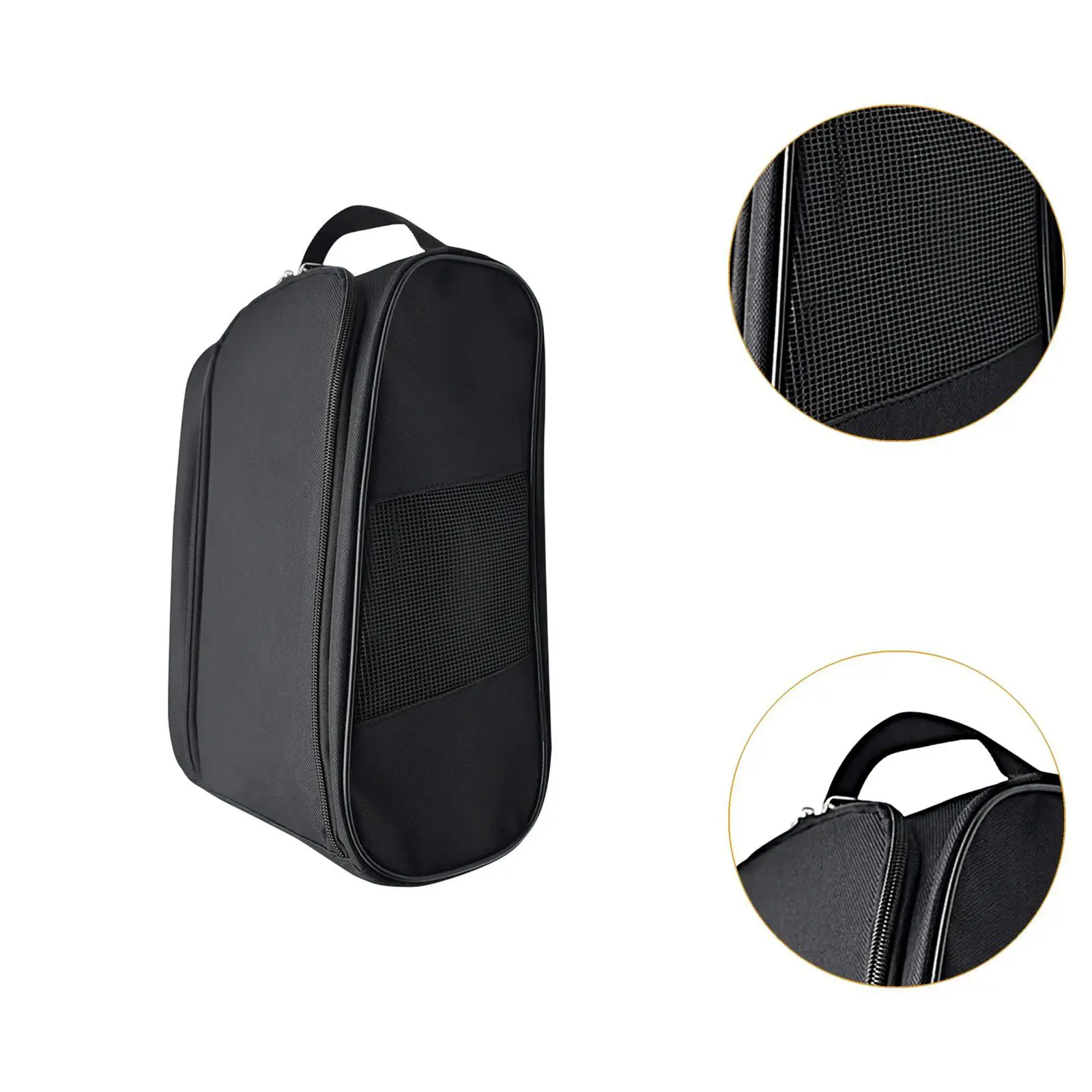 

Сумка-переноска для обуви для гольфа с ручкой, из ткани Оксфорд, на молнии, органайзер для спортивных принадлежностей и аксессуаров для гольфа, мужская