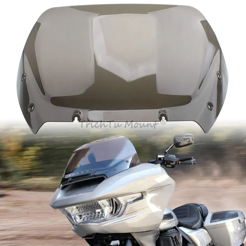 

10" Front Fairing Windshield Wind Deflector Windscreen For Harley Road Glide CVO FLTRX FLTRXSE 2023 2024 Motorcycle Accessories