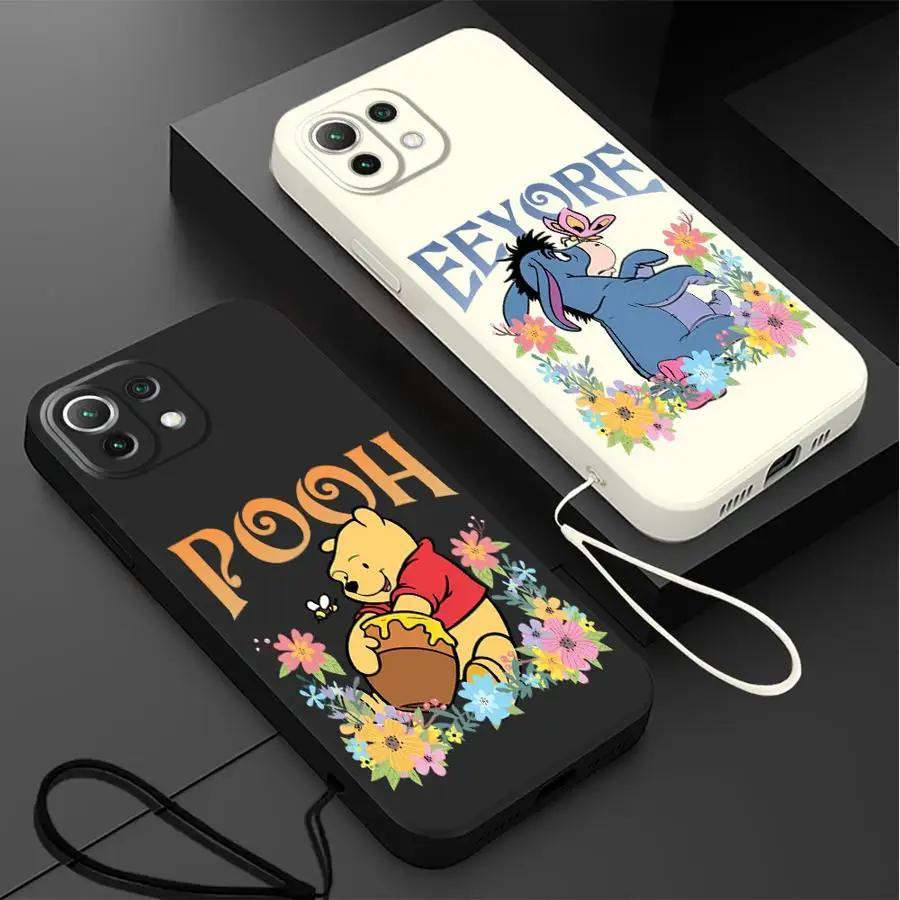 디즈니 위니 더 푸 소프트 커버 케이스 샤오미 미 13 10T 11T 12T 프로 11 12 라이트용