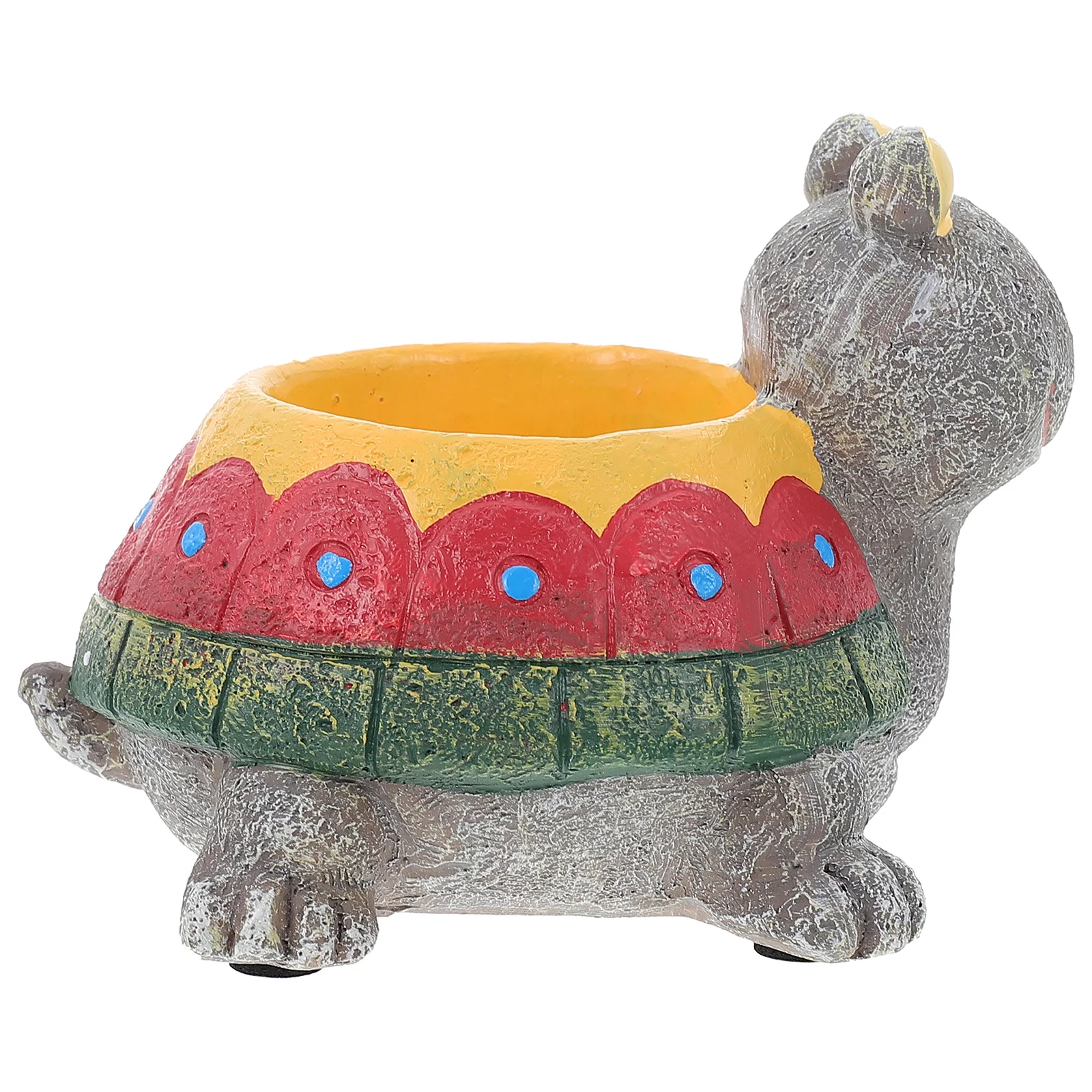 

Resin Flowerpot Colored Turtle Shape Decoration Succulent Plant Container Outdoor Decorative Flower Pot Ornament