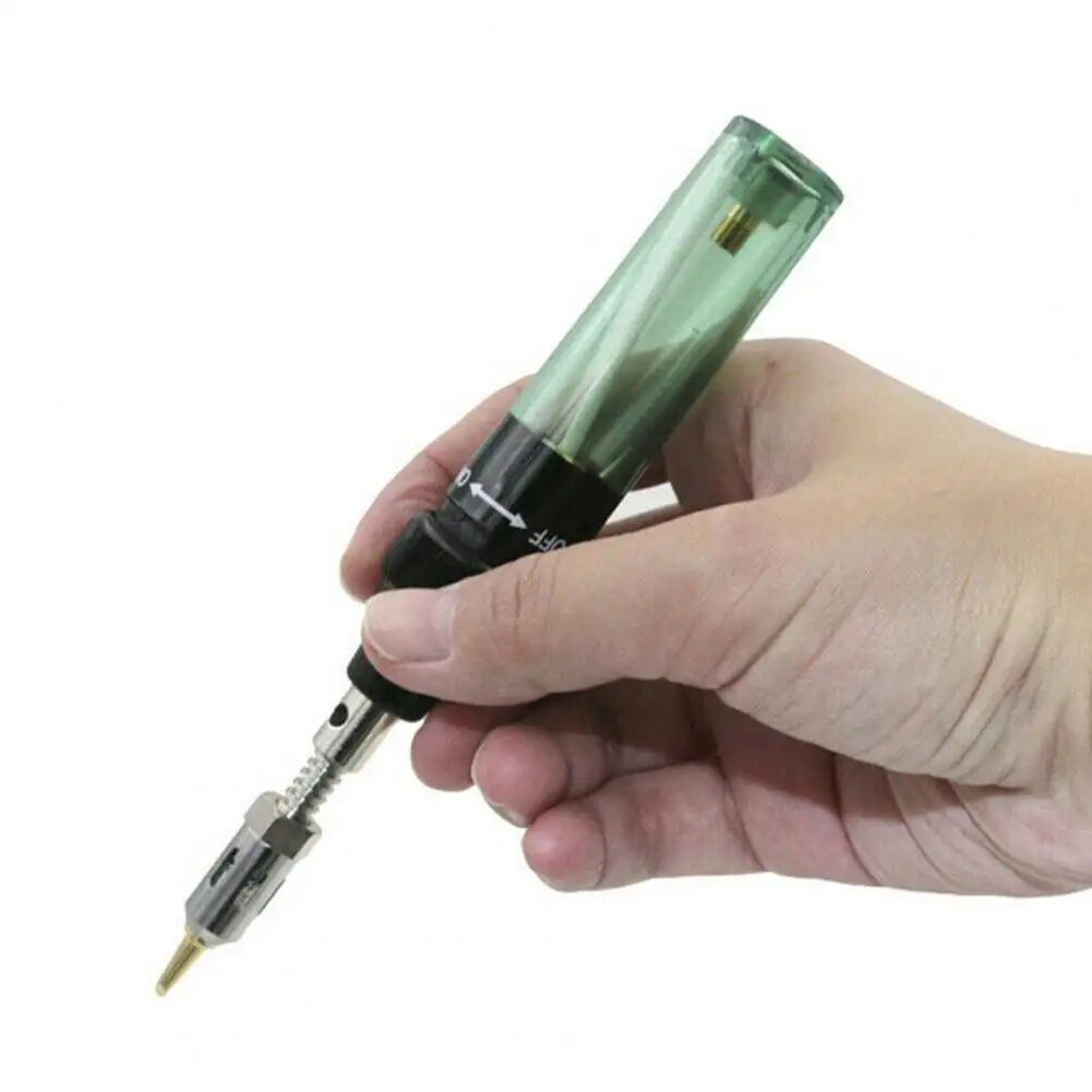 Portable Soldering Iron Metal Gas Soldering Solder Fine workmanship Adjustable Gas Soldering Iron Non-slip