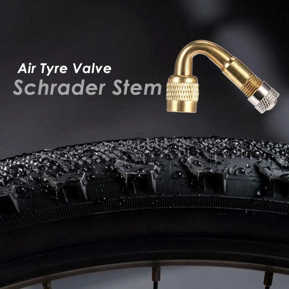 19/27/39mm 45 90 135 Degree Brass Angle Bent Valve Adaptor Tyre Tube Valve Extension Adapter Cap for Truck Car Moto Bike
