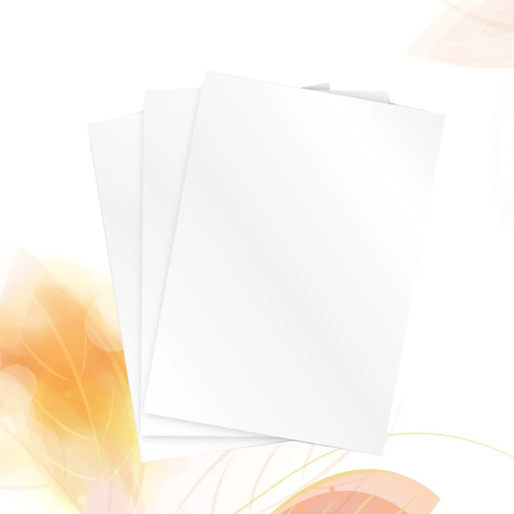3Pcs A4 Magnetic Printing Sheets Premium Glossy Finish for Fridge Decor Easy Stick Photo Paper for Iron Surfaces Home Office