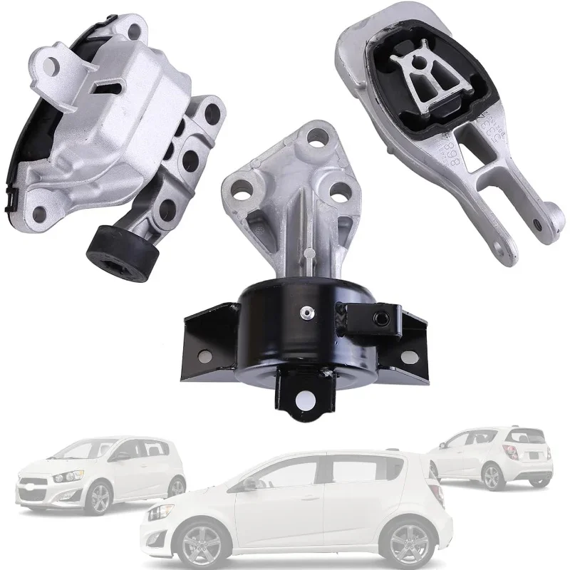 

3Pcs Engine Motor Mount Transmission Mount Torque Strut Mount Compatible for 2013-2016 Chevrolet Sonic 1.8L A5595 A5596 A5597