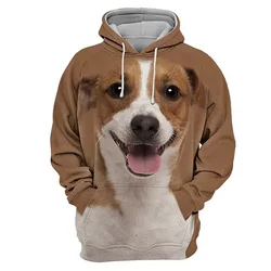 Funny Cute Dog Hoodies Animal Graphic 3D Print Men Women Streetwear Sweatshirts Pullovers Harajuku Tracksuits Tops Male Clothing