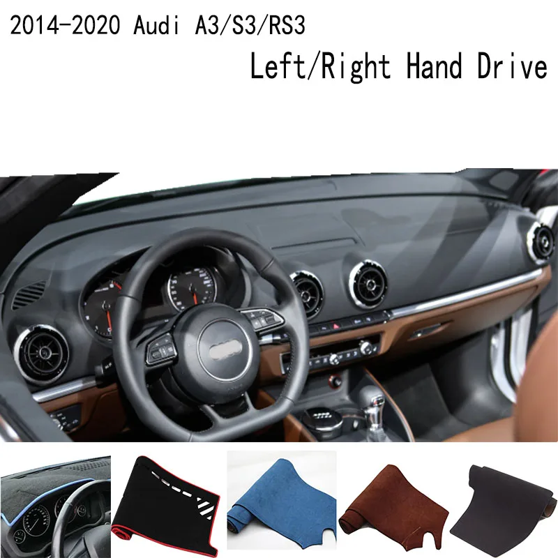 

For 2014-2020 Audi A3/S3/RS3 Accessories Dashboard Cover Instrument Panel Dash Mat Dashmat Protective Pad