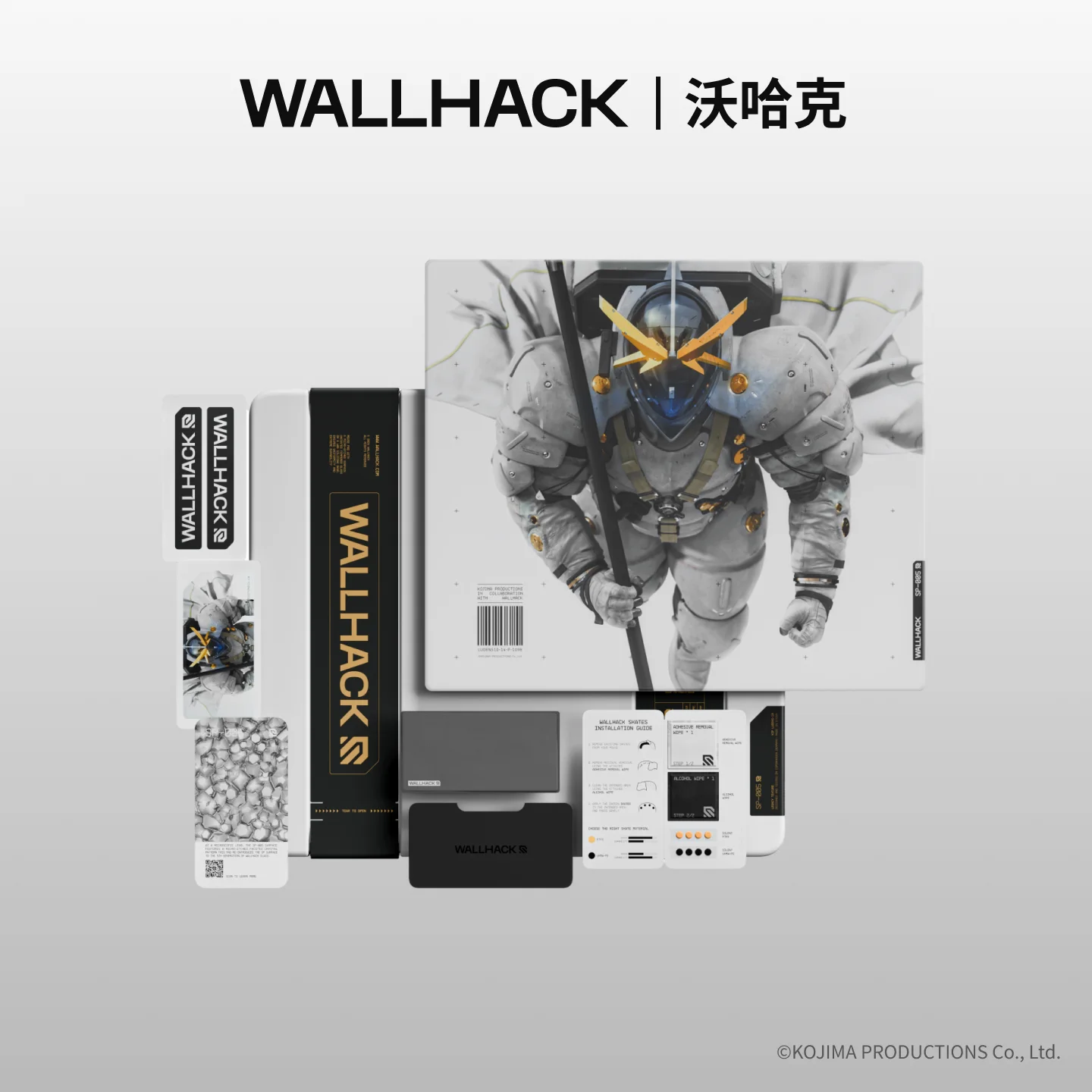 Wallhac Kjp Ludens-10 Kjp Logo Glass Mouse Pad Limited Edition 51x44 Large Size Professional Gaming Mouse Pad For Esports Games