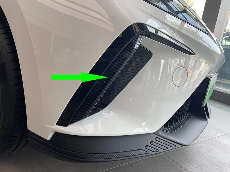 Car Accessories ABS Front Fog Light Lamp Cover Trim Molding Bezel Garnish For MG 4 MG4 EV Mulan 2022 2023 2024 3