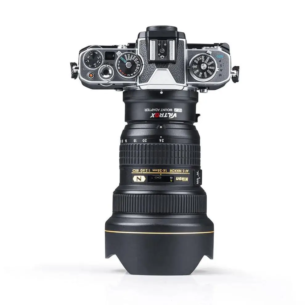 Viltrox NF-Z Nikon F 마운트 렌즈-Nikon Z 마운트 카메라 Nikon Z6 II Z7 Z9 Z50 Z30 ZFC 용 렌즈 어댑터 링 자동 초…