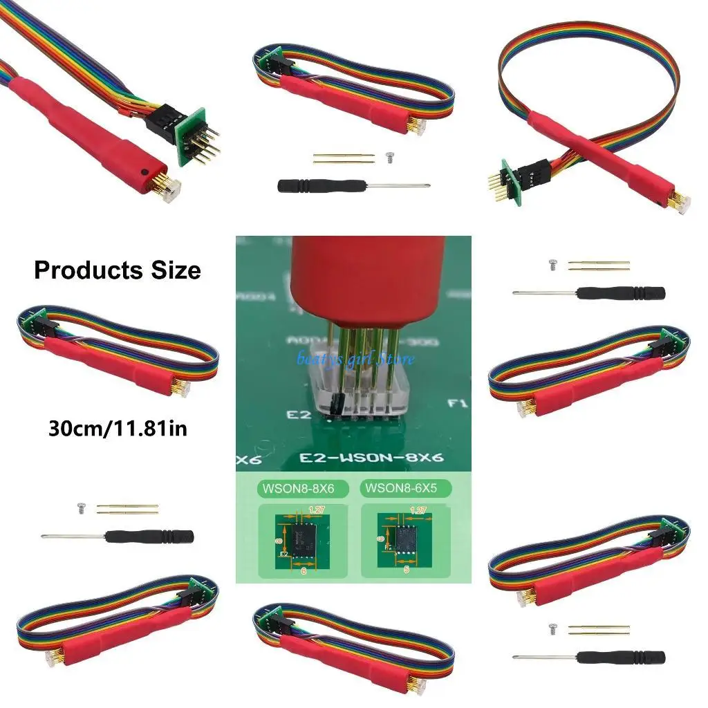 

C7AB WSON8 Chip Probe Line For Accurate Read Write Operations On Various USB Programmers
