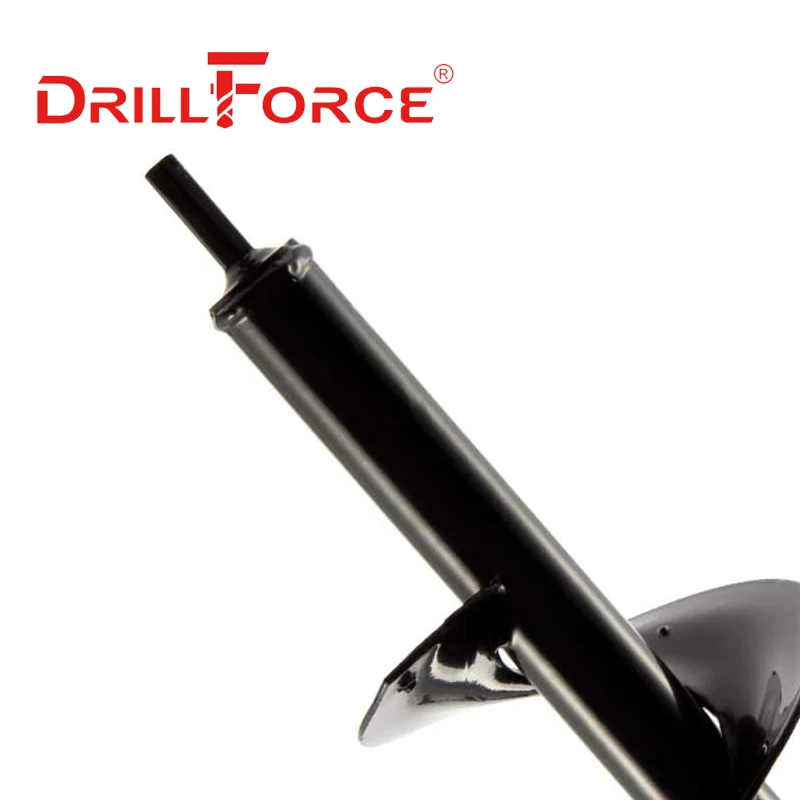 Drillforce สวนเกลียวเจาะบิต8X30ซม.ดอกไม้หลอดไฟ Hex Shaft Auger Yard ผ้าปูที่นอนปลูกโพสต์หลุมขุดเครื่องมือ