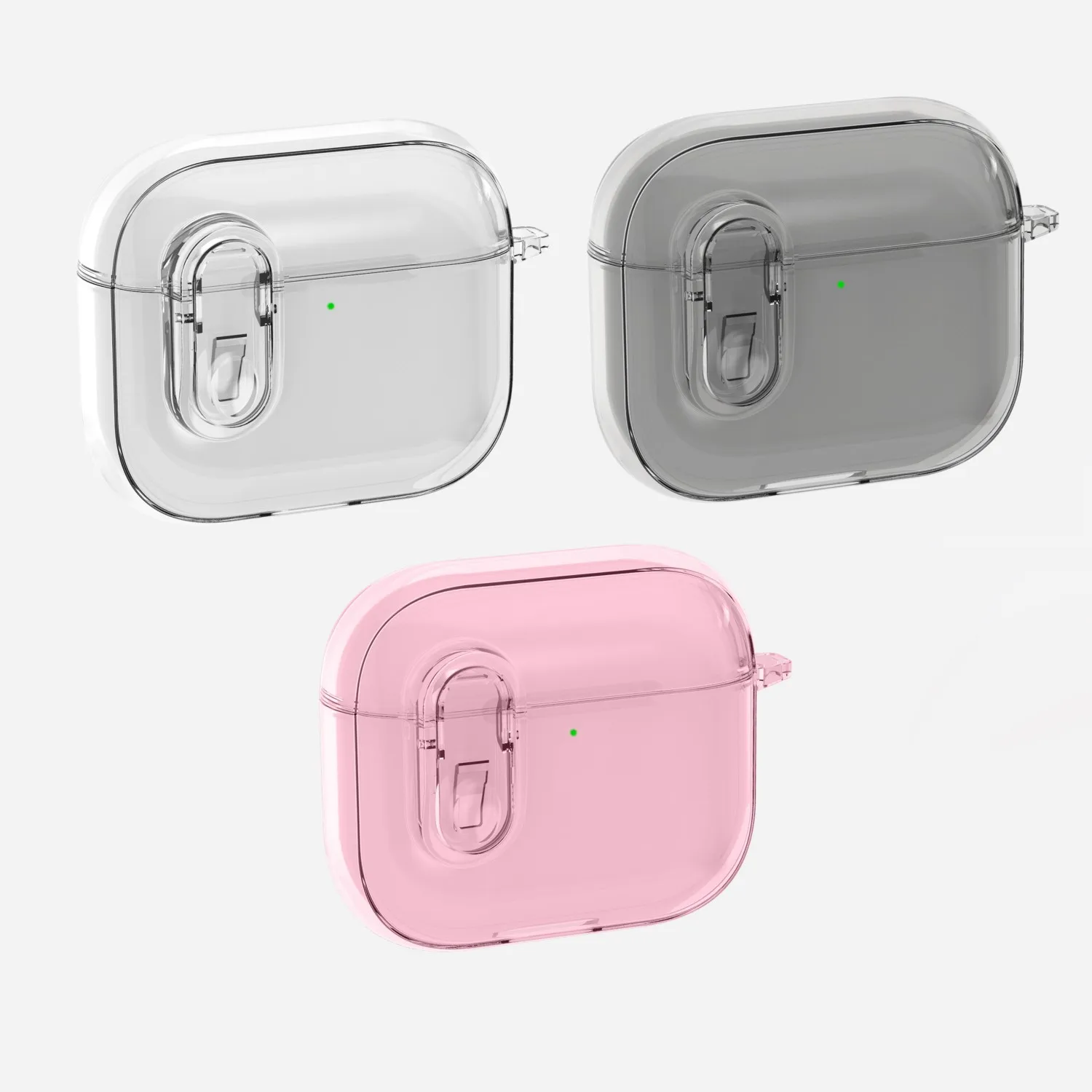 Transparent Earphone Case For Airpods 4 Cases air pod case Wireless Bluetooth Headset Case TPU Secure Lock Headphone Cover