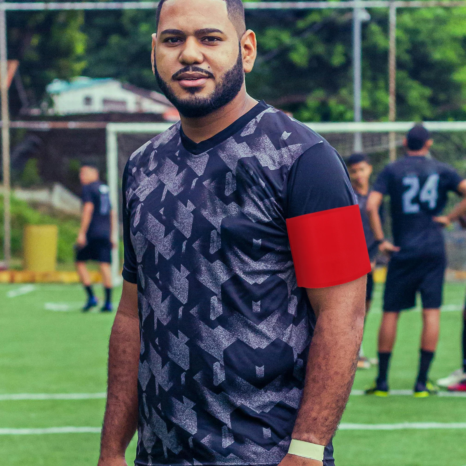 10 قطعة شارة الكابتن سميكة القطن الرياضة شارات قابل للتعديل قائد الفريق الفرقة لمباراة كرة القدم طالب موكب Diy بها بنفسك استخدام